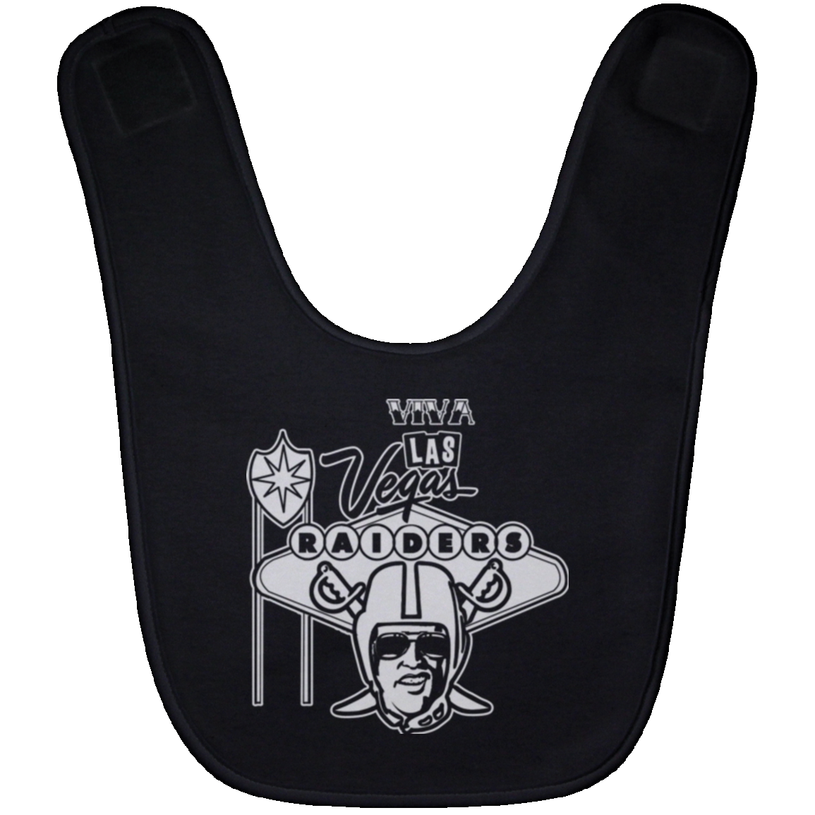 ArtichokeUSA Custom Design. Las Vegas Raiders. Las Vegas / Elvis Presley Parody Fan Art. Let's Create Your Own Team Design Today. Baby Bib