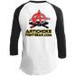 Artichoke Fight Gear Custom Design #7. Choking Hazard. 3/4 Raglan Sleeve Shirt