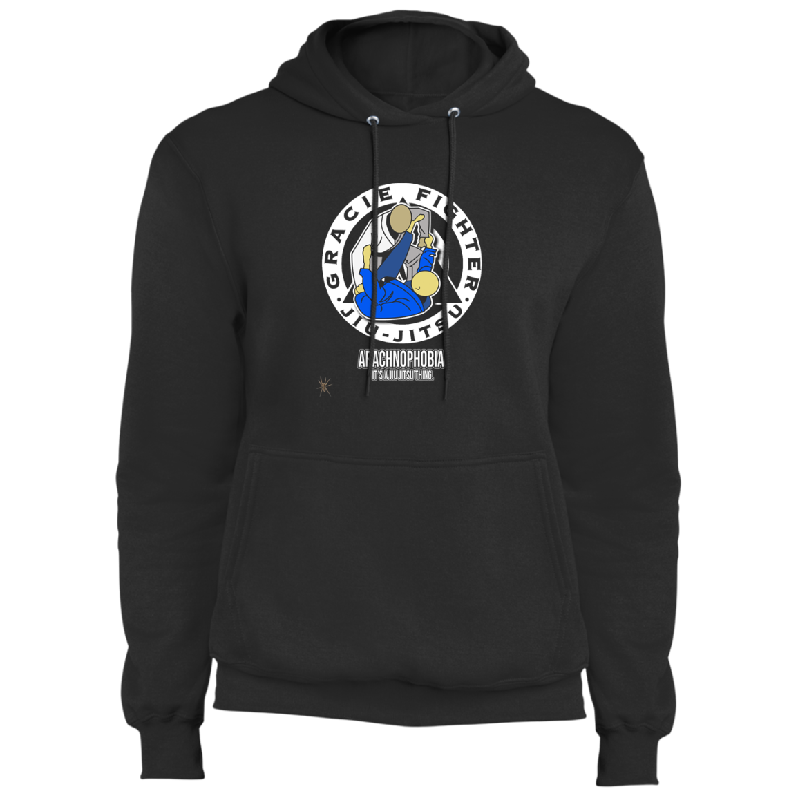 Artichoke Fight Gear Custom Design #1. Arachnophobia: Fear of Spiders. Spider Guard. It's a Jiu Jitsu Thing. Fleece Pullover Hoodie