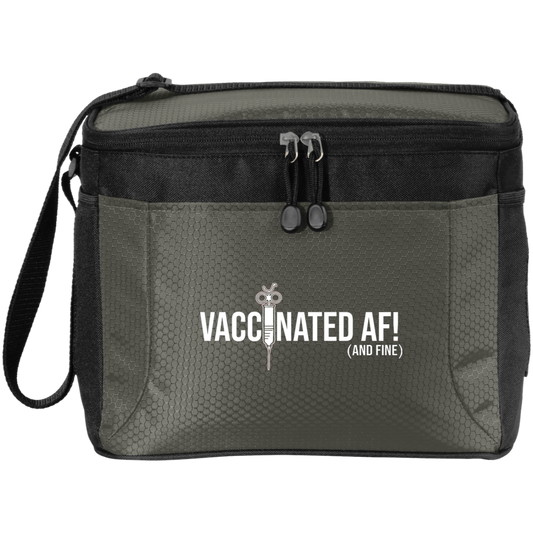 ArtichokeUSA Custom Design. Vaccinated AF (and fine). 12-Pack Cooler