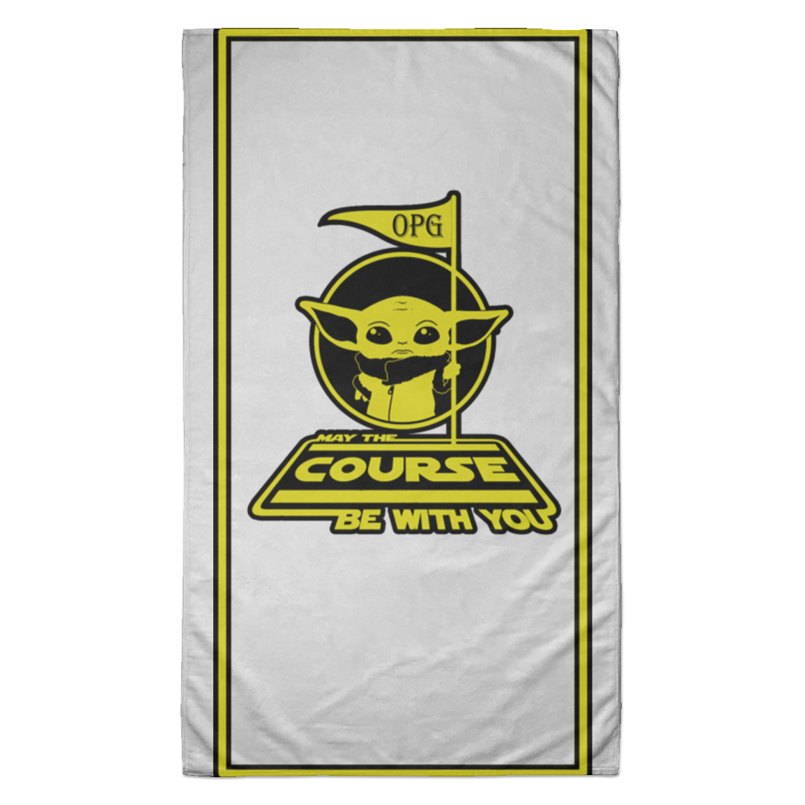 OPG Custom Design #21. May the course be with you. Parody / Fan Art. Towel - 35x60