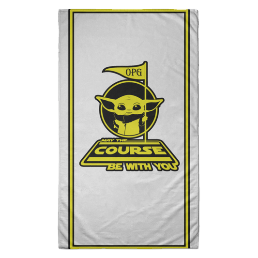 OPG Custom Design #21. May the course be with you. Parody / Fan Art. Towel - 35x60