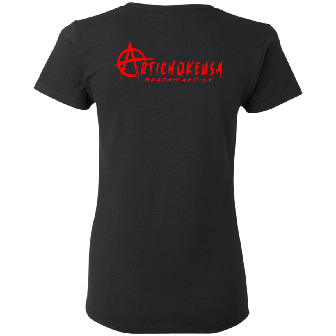 ArtichokeUSA Custom Design #23. GOATs of Rap. Straight Outta Rappers. Parody Fan Art. Ladies' T-Shirt