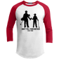 OPG Custom Design #7. Father and Son's First Beer. Don't Tell Your Mother. Youth 3/4 Raglan Sleeve Shirt