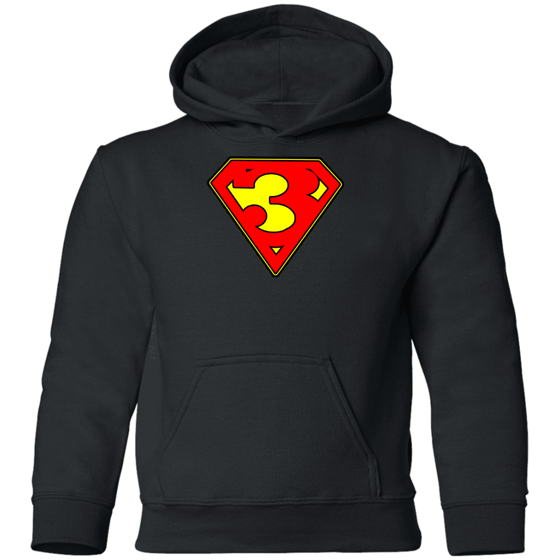 The GHOATS Custom Design. #38 Super 3. APA League. Youth Pullover Hoodie