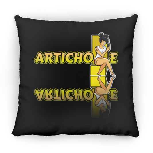 ArtichokeUSA Character and Font Design. Let’s Create Your Own Design Today. Betty. Large Square Pillow