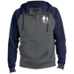 OPG Custom Design #7. Father and Son's First Beer. Don't Tell Your Mother. Sport-Wick® Full-Zip Hooded Jacket