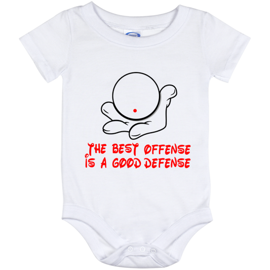 The GHOATS Custom Design. #5 The Best Offense is a Good Defense. Baby Onesie 12 Month