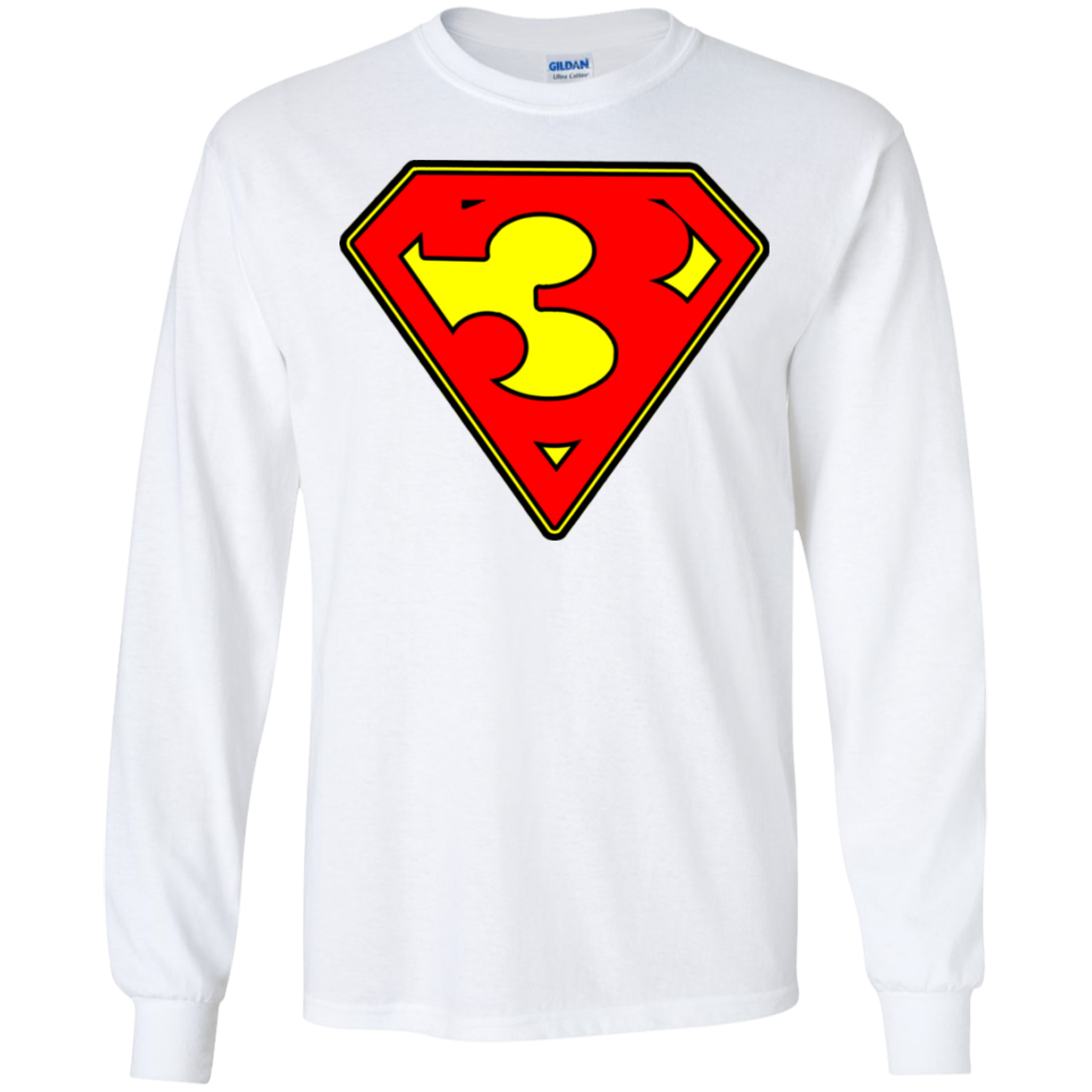 The GHOATS Custom Design. #38 Super 3. APA League. Youth LS T-Shirt