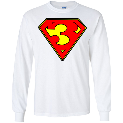 The GHOATS Custom Design. #38 Super 3. APA League. Youth LS T-Shirt