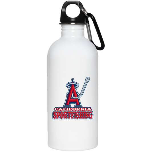 ArtichokeUSA Custom Design. Anglers. Southern California Sports Fishing. Los Angeles Angels Parody. 20 oz. Stainless Steel Water Bottle