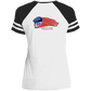 OPG Custom Design #12. Golf America. Male Edition. Ladies' Game V-Neck T-Shirt