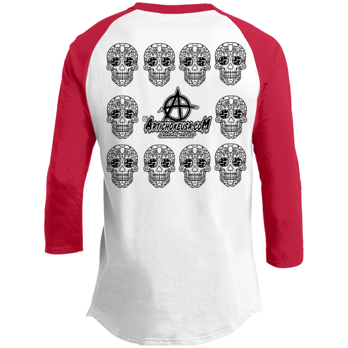 ArtichokeUSA Custom Design. You Win Some, You Lose Some, But You Get Paid For All. 3/4 Raglan Sleeve Shirt