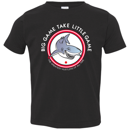 The GHOATS Custom Design. #25 Big Game Take Little Game. Toddler Jersey T-Shirt