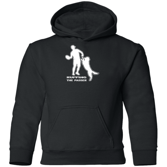 ArtichokeUSA Custom Design. Ruffing the Passer. Golden Lab Edition. Youth Pullover Hoodie