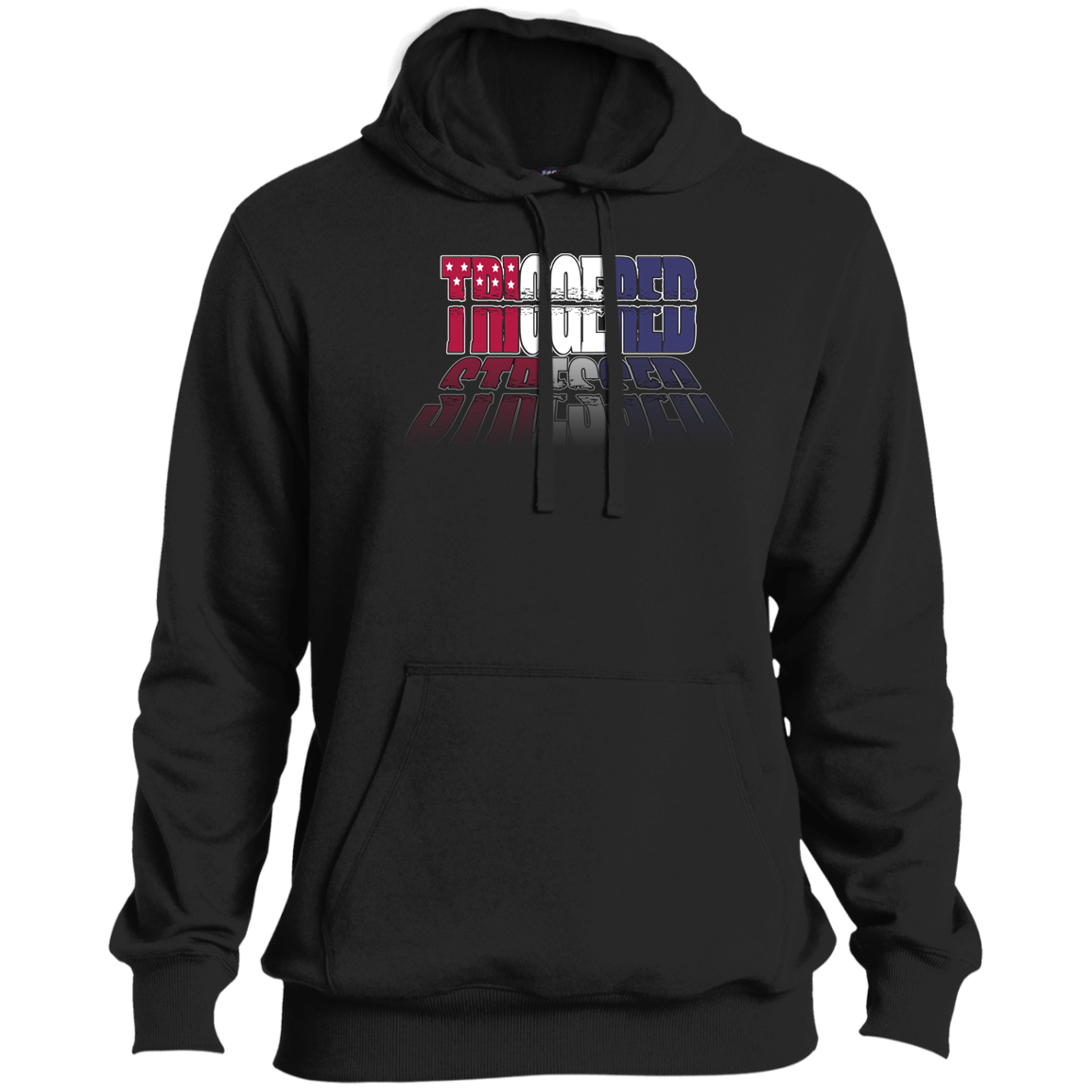 ArtichokeUSA Custom Design. TRIGGERED. STRESSED. Stop the Killing. Tall Pullover Hoodie