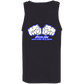 OPG Custom Design #3. Blue Tees Blues Brothers Fan Art. 100% Cotton Preshrunk Jersey Knit Tank Top.