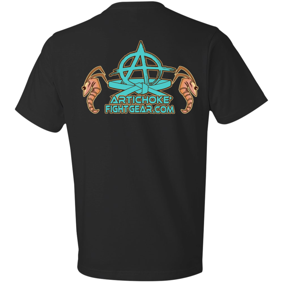 Artichoke Fight Gear Custom Design #18. Shrimpin ain't Easy. Pre-Shrunk 100% Combed Ringspun Cotton T-Shirt
