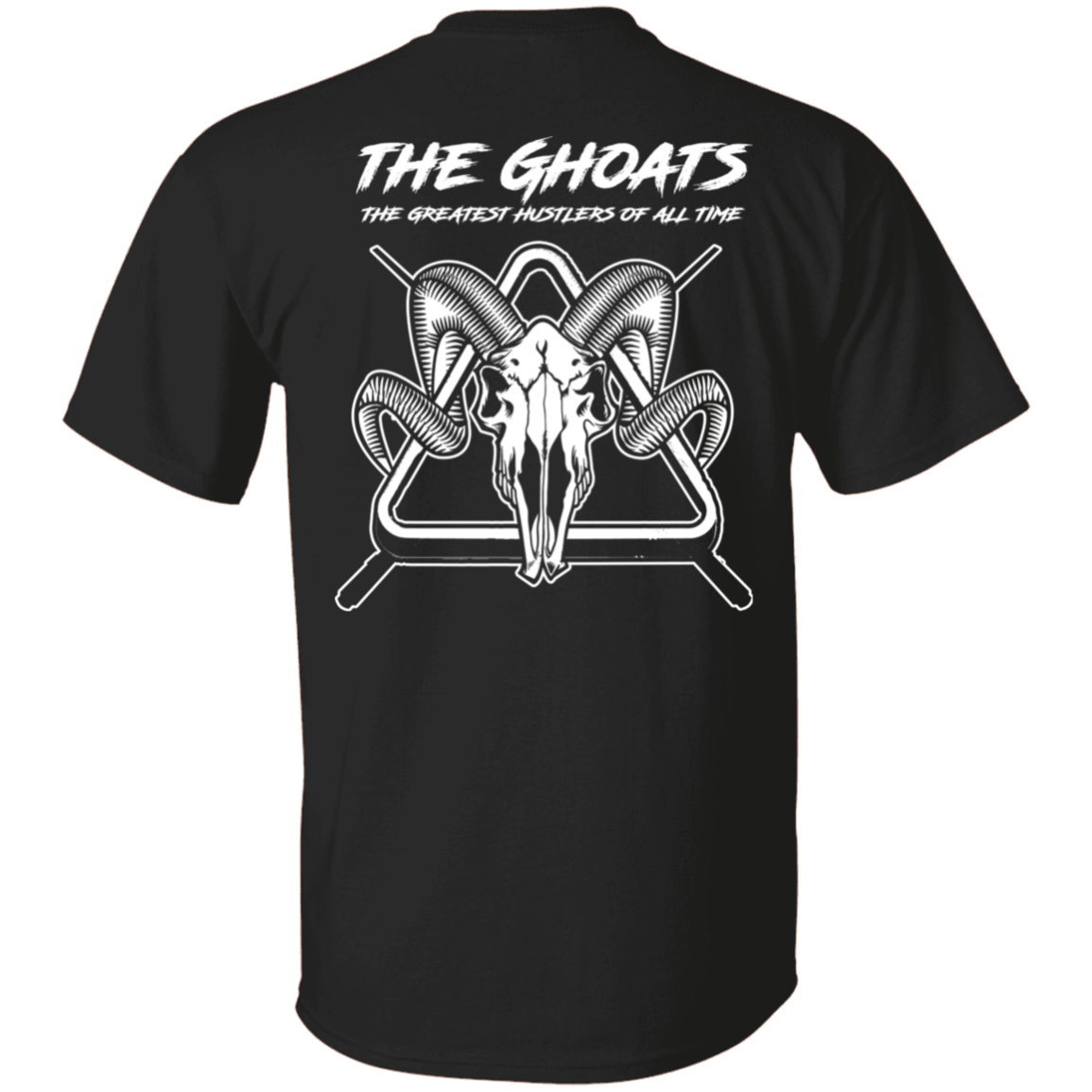 The GHOATS Custom Design #28. Shoot Pool. Basic 100% Cotton T-Shirt