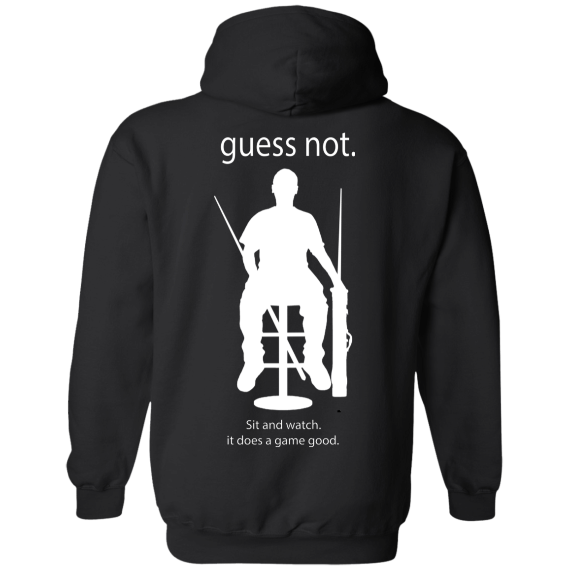 The GHOATS Custom Design. #40 Got Game? / Guess Not. Basic Pullover Hoodie