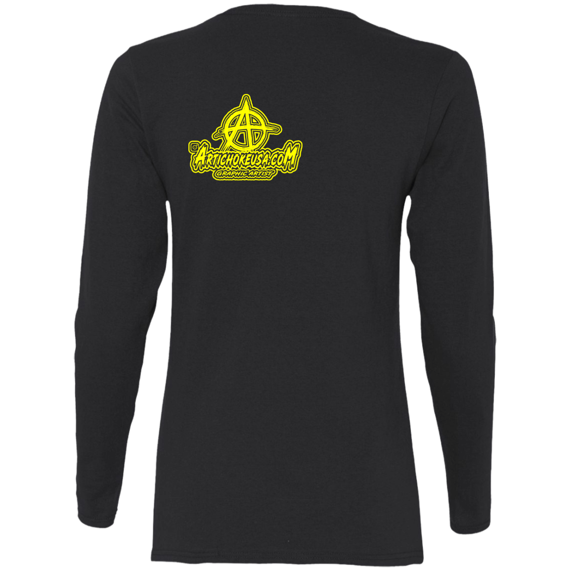 ArtichokeUSA Custom Design. I am the Stig. Vader/ The Stig Fan Art. Ladies' Cotton LS T-Shirt