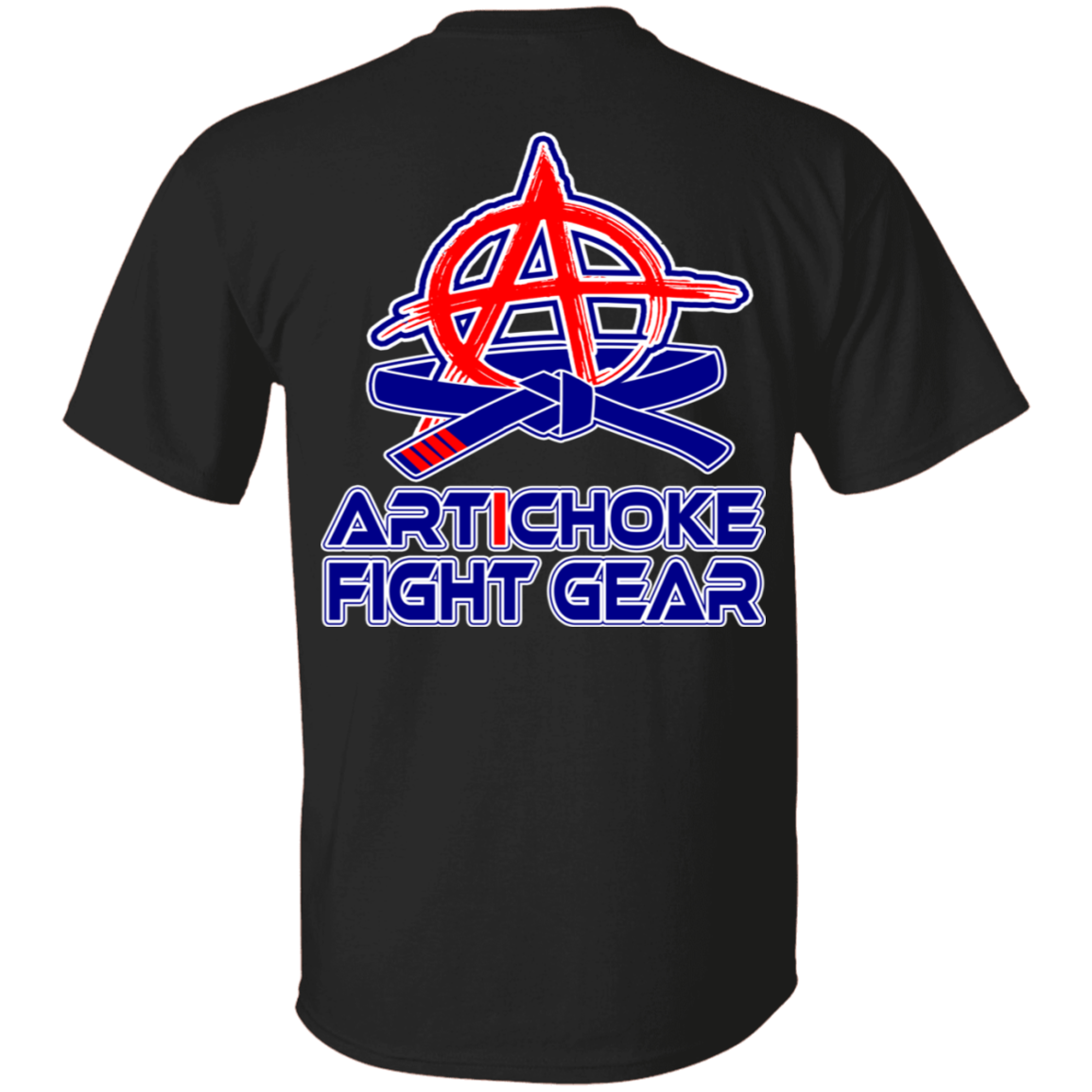 Artichoke Fight Gear Custom Design #2. BJJ MLB Parody v1. Men's 100% Cotton T-Shirt