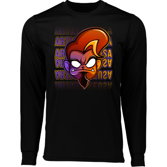 ArtichokeUSA Character and Font design. Let's Create Your Own Team Design Today. Arthur. Long Sleeve Moisture-Wicking Tee