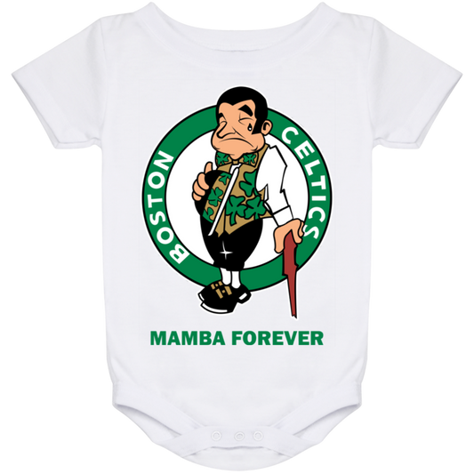ArtichokeUSA Custom Design. RIP Kobe. Mamba Forever. Celtics / Lakers Fan Art Tribute. Baby Onesie 24 Month