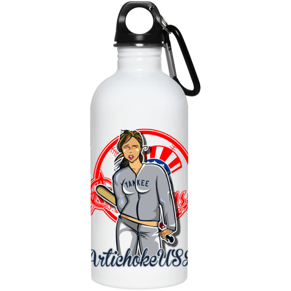ArtichokeUSA Character and Font Design. Let’s Create Your Own Design Today. Brooklyn. 20 oz. Stainless Steel Water Bottle