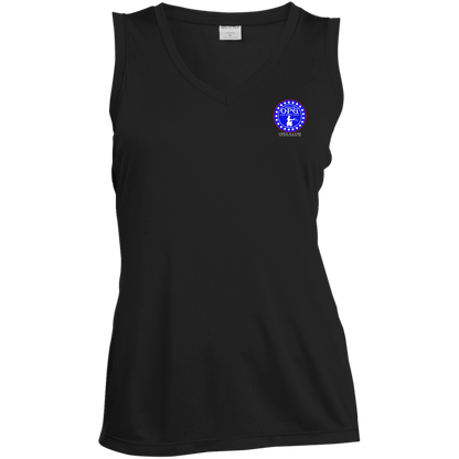 OPG Custom Design #18. Weapons of Grass Destruction. Ladies' Sleeveless V-Neck
