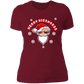 ArtichokeUSA Custom Design. Merry Kiss My Ass. Ladies' Boyfriend T-Shirt