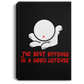 The GHOATS custom design #7. The Best Offence Is A Good Defense. Pool/Billiards. Portrait Canvas .75in Frame