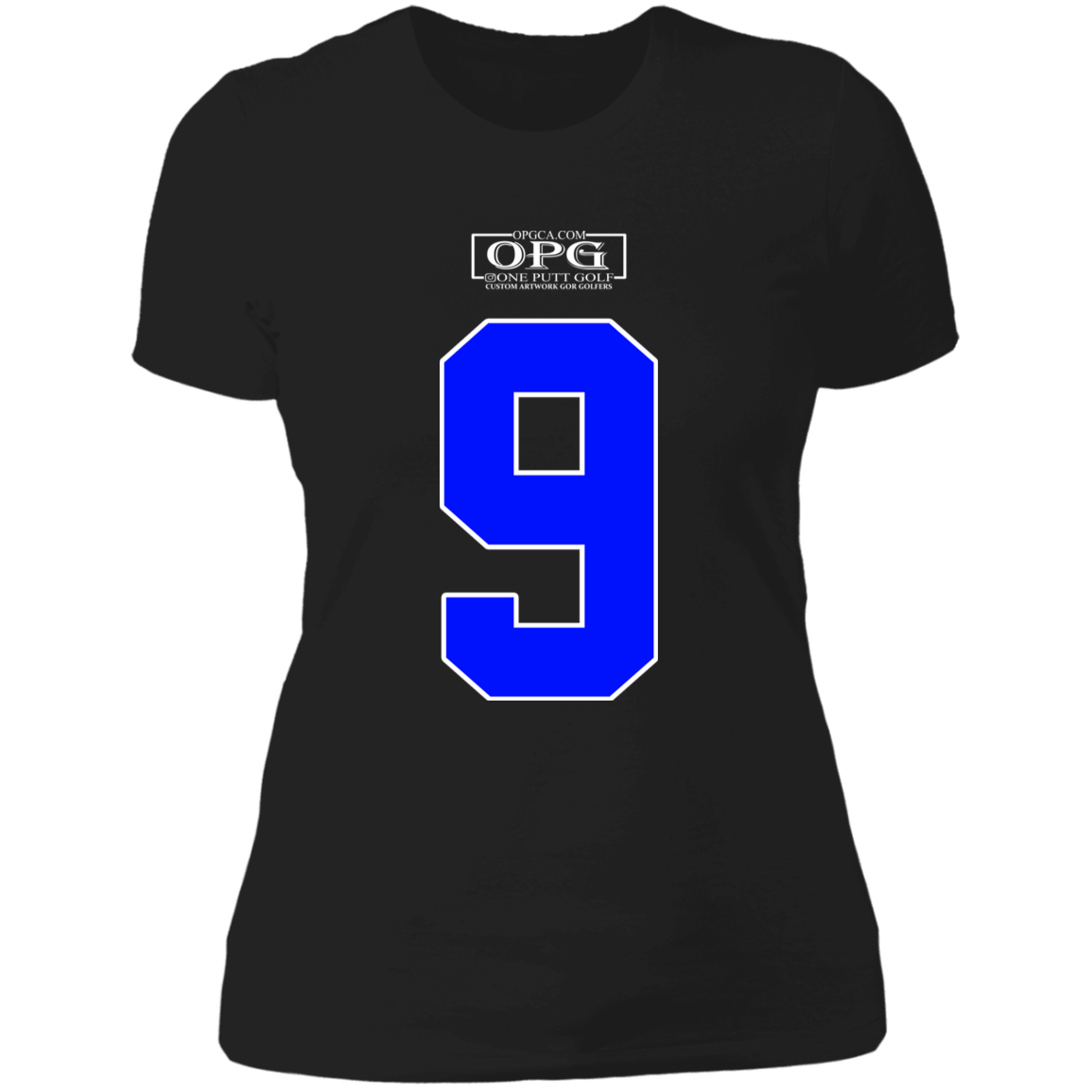 OPG Custom Design #17. Back 9. Ladies' Boyfriend T-Shirt