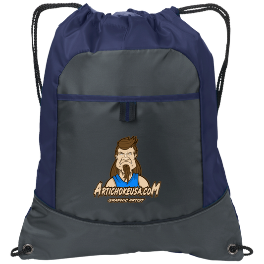 ArtichokeUSA Character and Font design. Let's Create Your Own Team Design Today. Mullet Mike. Pocket Cinch Pack