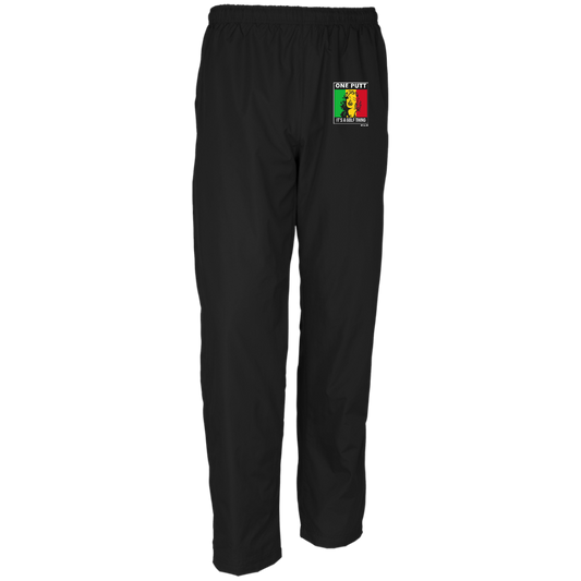 OPG Custom Design #22. One Putt / One Love Parody with Fan Art. Female Edition. Men's 100% Polyester Wind Pants