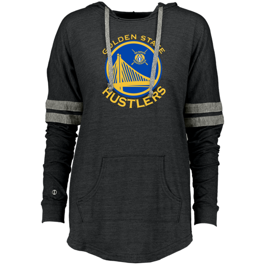 The GHOATS Custom Design. #12 GOLDEN STATE HUSTLERS.	Ladies Hooded Low Key Pullover