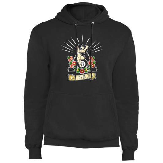 The GHOATS Custom Design. #23 Pin Up Girl. Fleece Pullover Hoodie