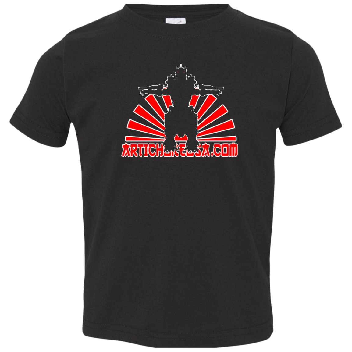 ArtichokeUSA Custom Design. Fan Art Mechagodzilla/Godzilla. Toddler Jersey T-Shirt