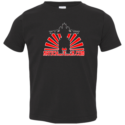 ArtichokeUSA Custom Design. Fan Art Mechagodzilla/Godzilla. Toddler Jersey T-Shirt