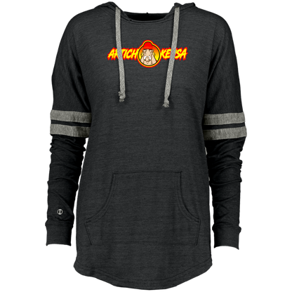 ArtichokeUSA Character and Font Design. Let’s Create Your Own Design Today. Fan Art. The Hulkster. Ladies' Hooded Low Key Pullover