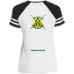 The GHOATS Custom Design. #13. GHOATS SMASH. Ladies' Game V-Neck T-Shirt