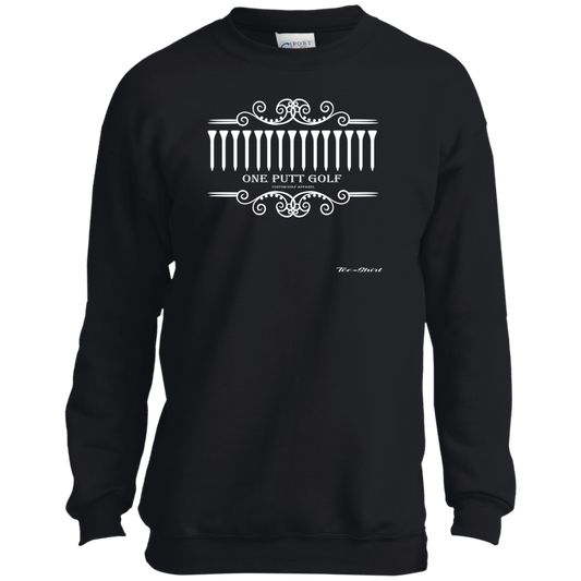 OPG Custom Design #5. Golf Tee-Shirt. Golf Humor. Youth Crewneck Sweatshirt