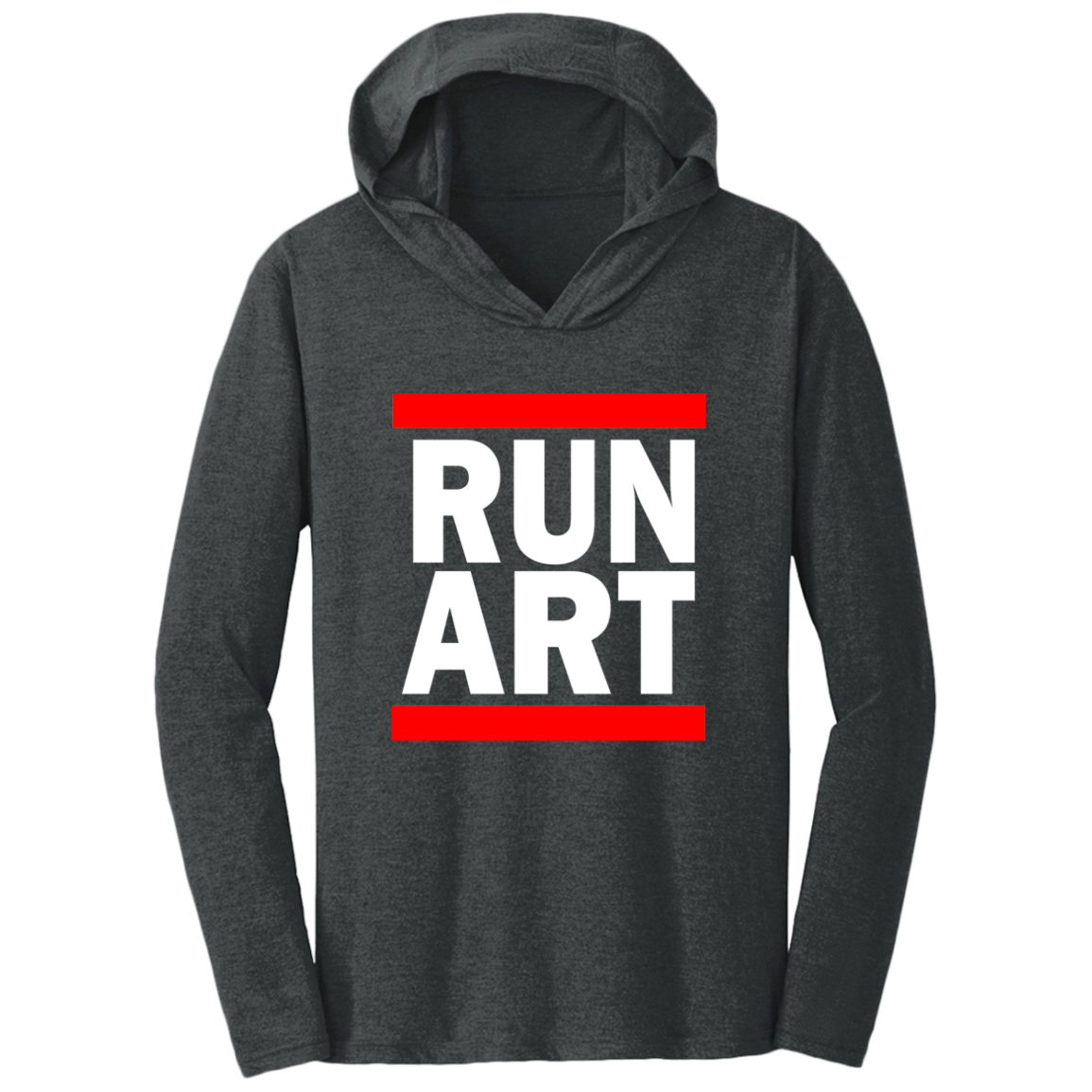ArtichokeUSA Custom Design. RUN ART. RUN DMC Parody. Triblend T-Shirt Hoodie