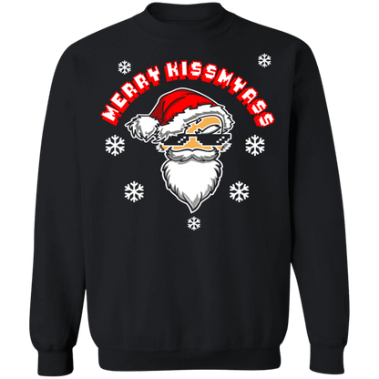 santa and hos front Z65 Crewneck Pullover Sweatshirt