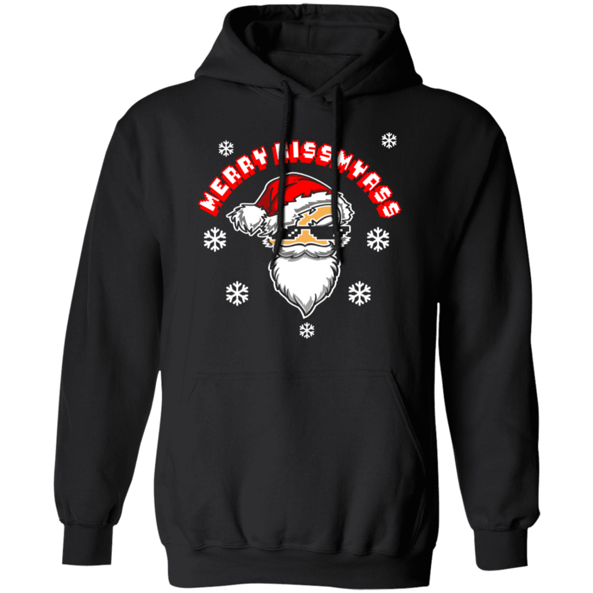 santa and hos front Z66 Pullover Hoodie
