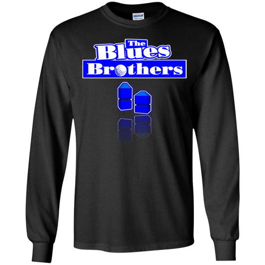 OPG Custom Design #3. Blue Tees Blues Brothers Fan Art. Youth LS T-Shirt