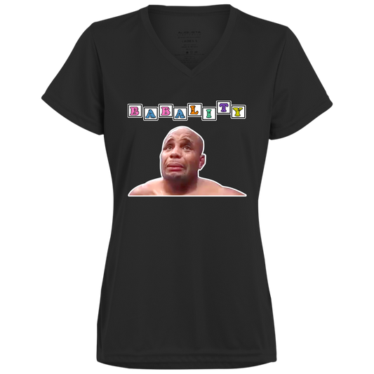 Artichoke Fight Gear Custom Design #3. Babality. Ladies’ Moisture-Wicking V-Neck Tee