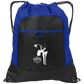 OPG Custom Design #10. Lady on Front / Flag Pole Dancer On Back. Pocket Cinch Pack