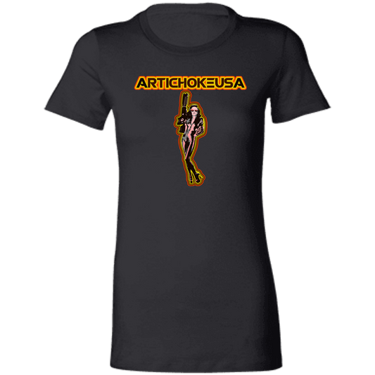 ArtichokeUSA Character and Font design. Let's Create Your Own Team Design Today. Mary Boom Boom. Ladies' Favorite T-Shirt