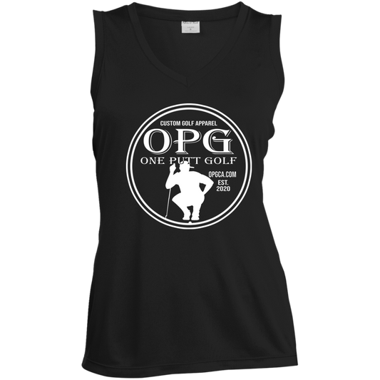Ladies' Sleeveless V-Neck